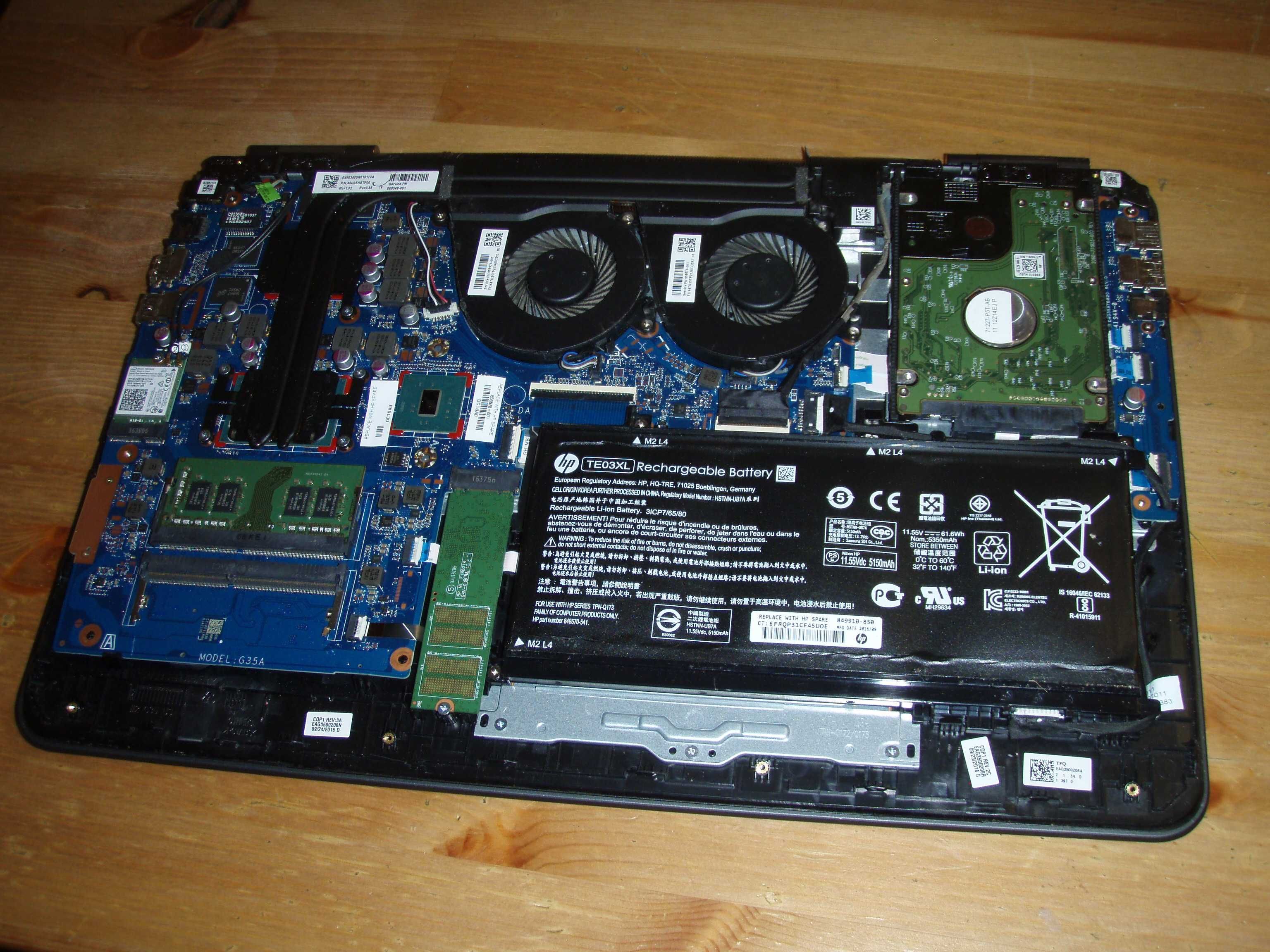 HP Omen 15 i7-6700HQ nVidia GTX 960M 4Gb SSD 128 + HDD 1Tb RAM 8 Gb