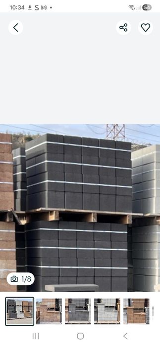 Vand boltari de gard Rivago gri antracit 20×20 cm