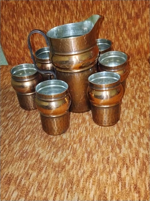 Комплект медни съдове