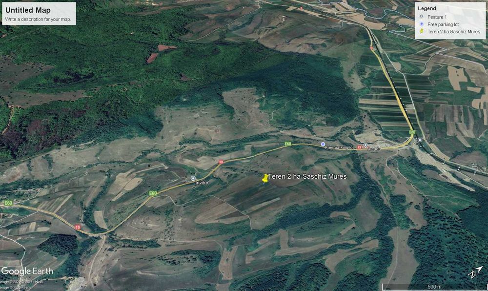 Teren agricol extravilan 2 ha in comuna Saschiz Mures