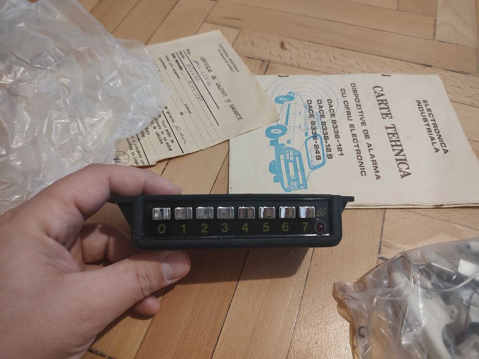 Alarma Dacia 1310 1300 IEI Electronica Industriala DACE 8336  NOS