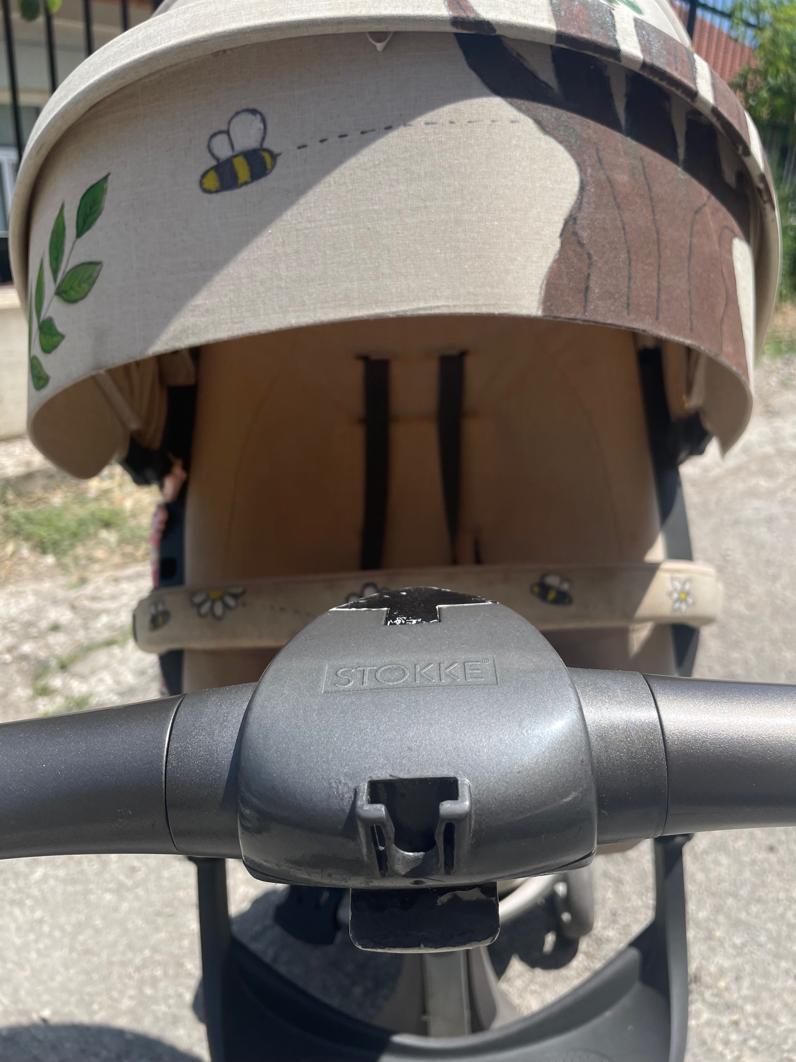 бебешка количка Stokke Xplory – уникална, ръчно рисувана!