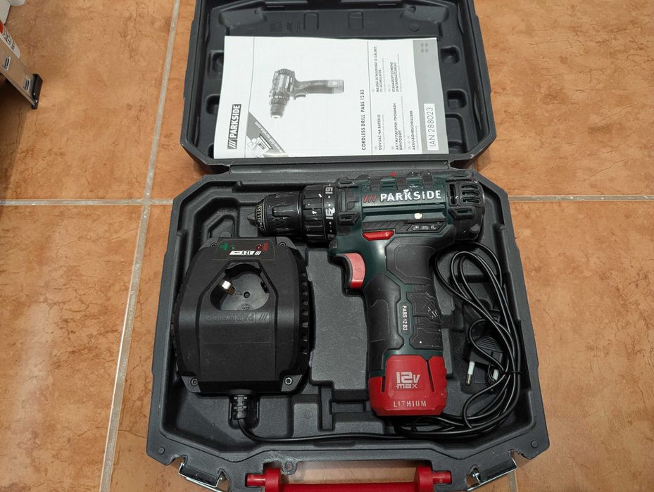 Parkside set filetanta bormasina 12V pentru piese