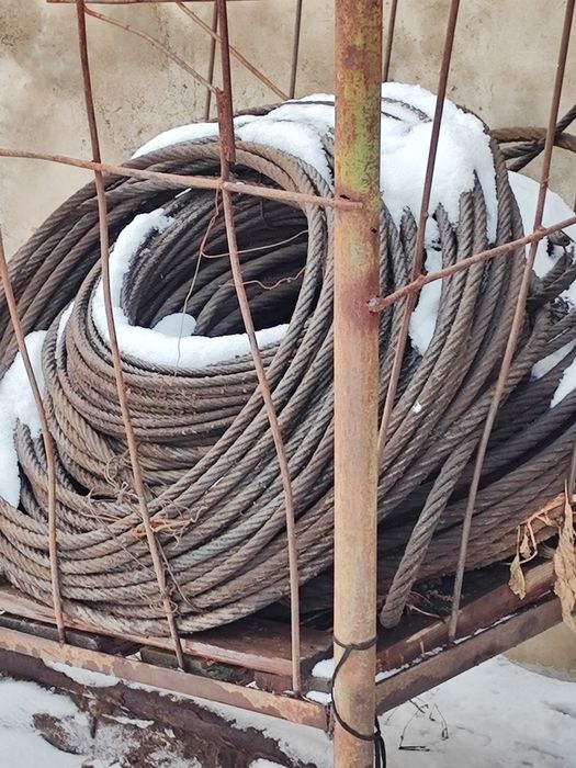 Канаты стальные разных диаметров