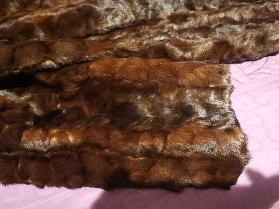 Haină blană naturală nurcă