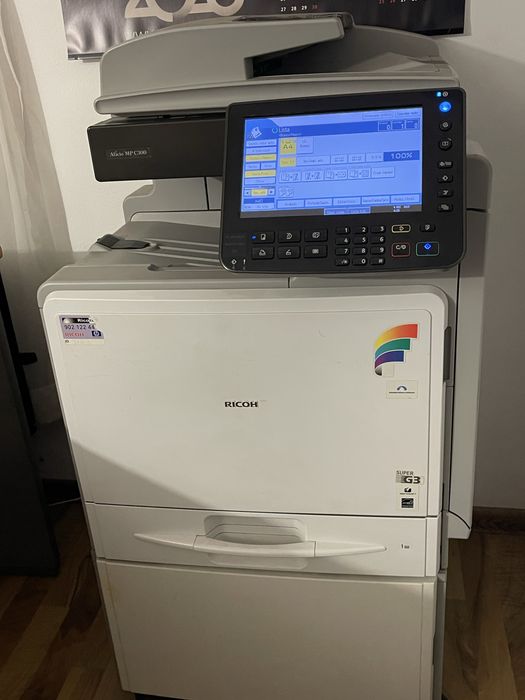 Copiator XEROX Imprimanta RICOH multifunctionala FAX stare impecabila