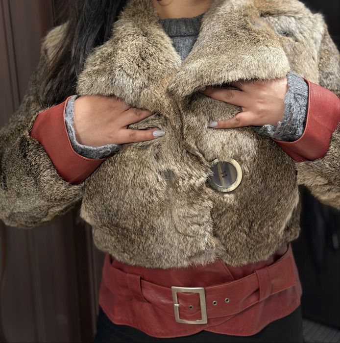 Jachetă scurtă din blană naturală Primo Pelo, Made in Italy