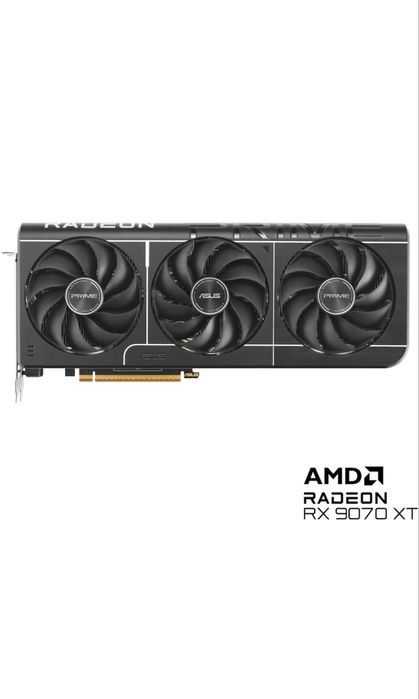 Placa video ASUS PRIME AMD RADEON RX 9070 XT OC, 16GB GDDR6, 256-bit