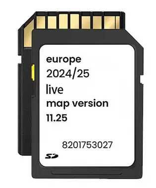 Card Navigatie RENAULT Tomtom Live Harti Europa Romania detaliate 2025