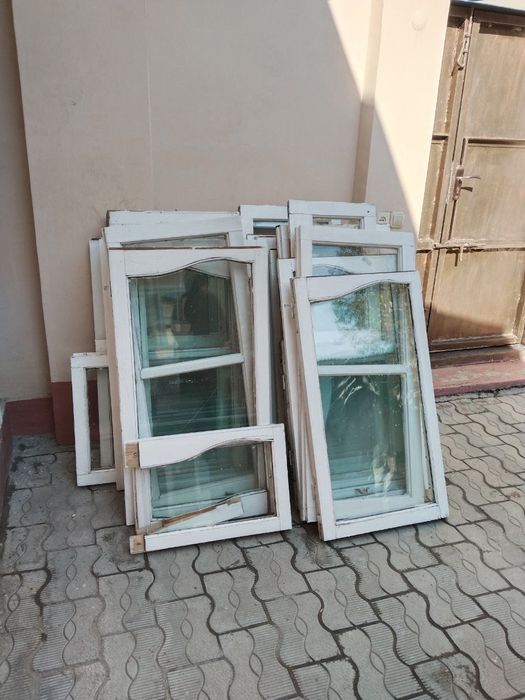 Рамы деревенные со стеклом