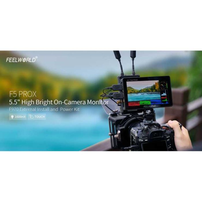 FeelWorld F5 Pro X 5.5" High-Brightness HDMI Touchscreen Monitor