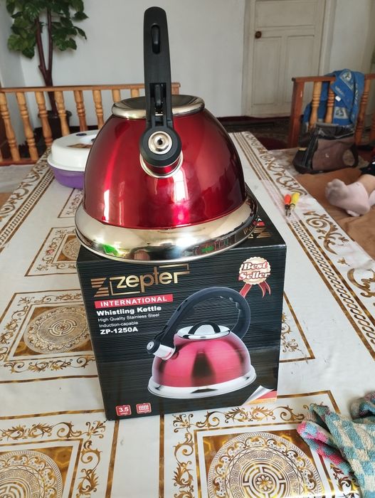 Ыскыратын чайник пайдаланылмаган новый