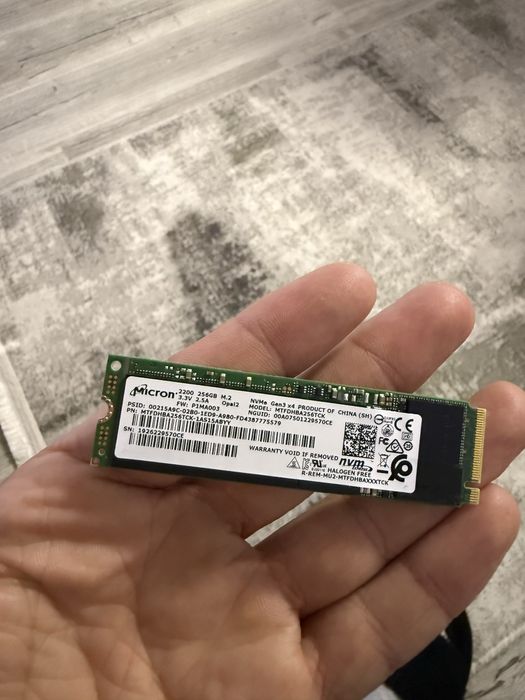 Ssd nvme m2 256GB