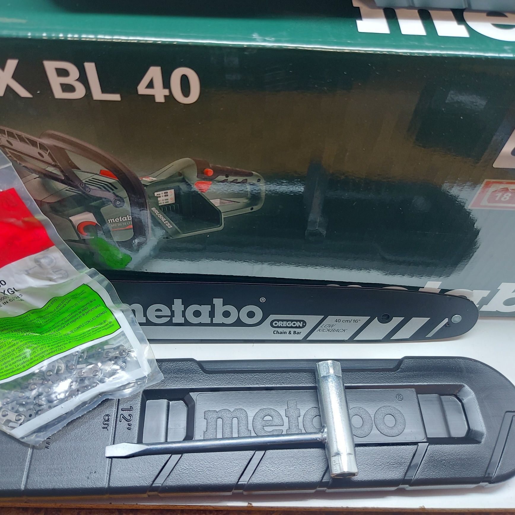 Акумулаторна резачка Metabo MS 36-18 LTX BL 40