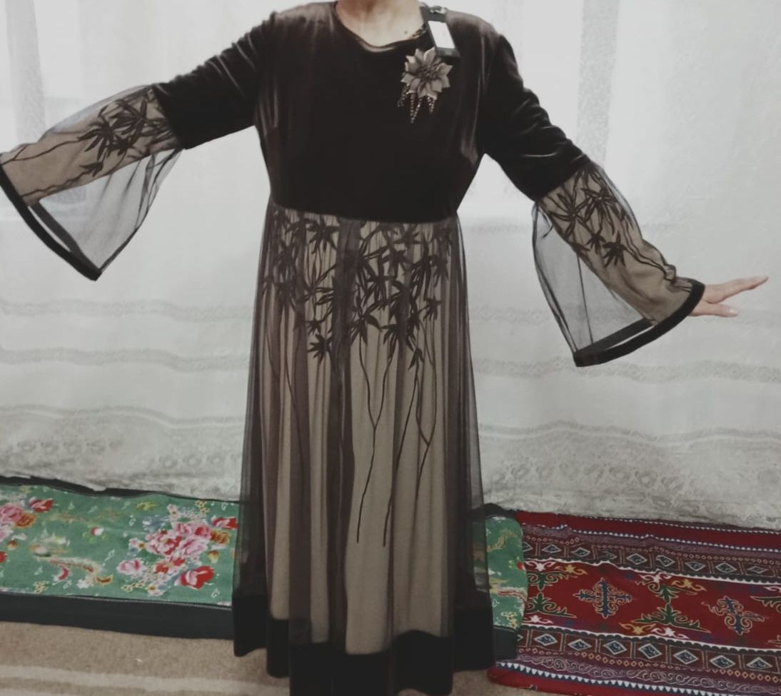 Женское платье новое Турция велюр