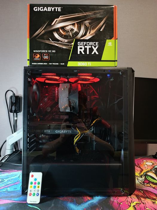 Игровой ПК Ryzen 7 5700X / RTX 3060 Ti / 16 ГБ