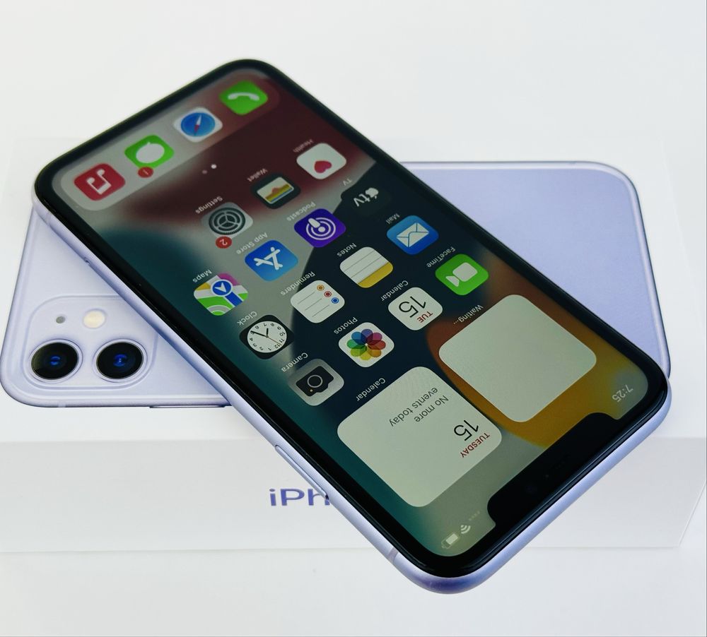 Apple iPhone 11 64GB Purple Перфектен! Гаранция!