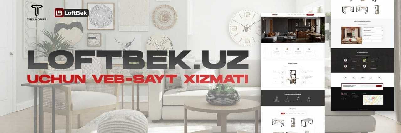 Website / Вебсайт / Создание веб сайта /Vebsayt xizmati
