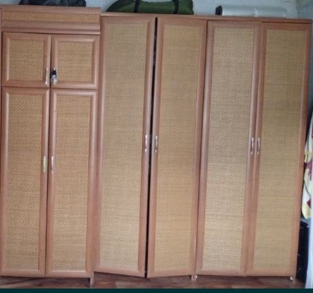 Шифоньер шкаф кровать ротанг