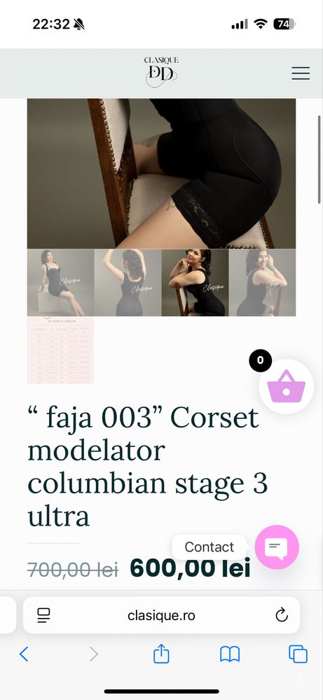 Corset modelator FAJA Clasique - DD