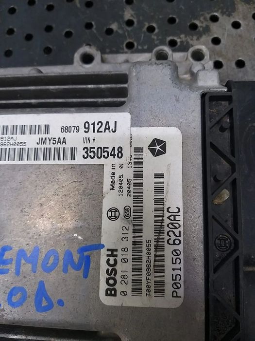 Ecu calculator motor 2.0 d fiat freemont 345 0281018312 p68079912aj