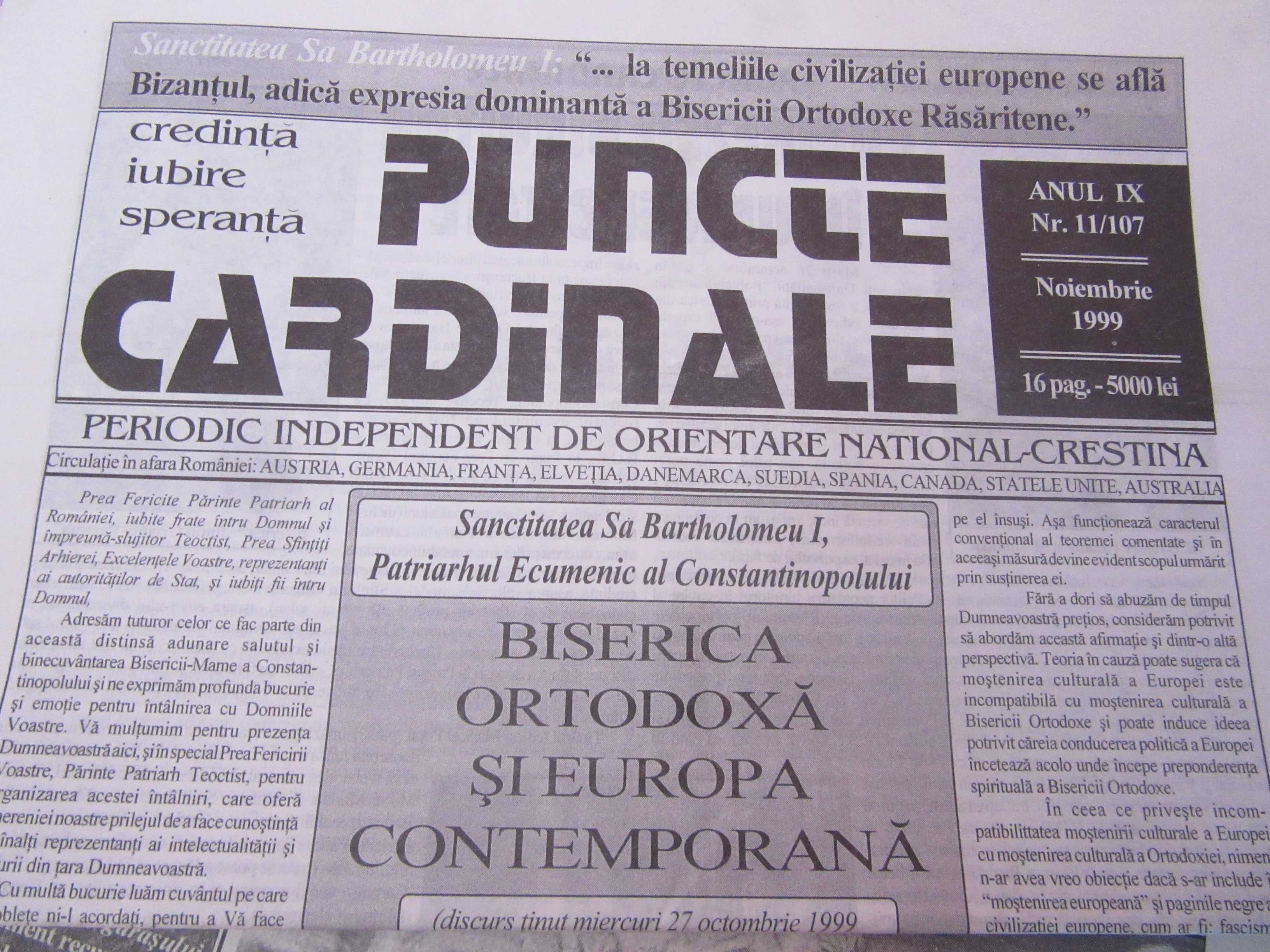 Ziare Puncte Cardinale, toata seria anii 1995 - 2010 ! circa 200buc