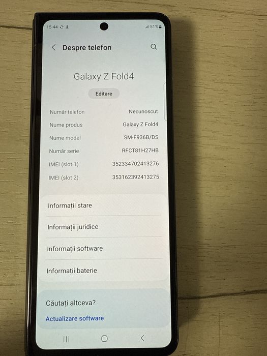 Samsung Z Fold 4 256Gb Display-ul pliabil Defect