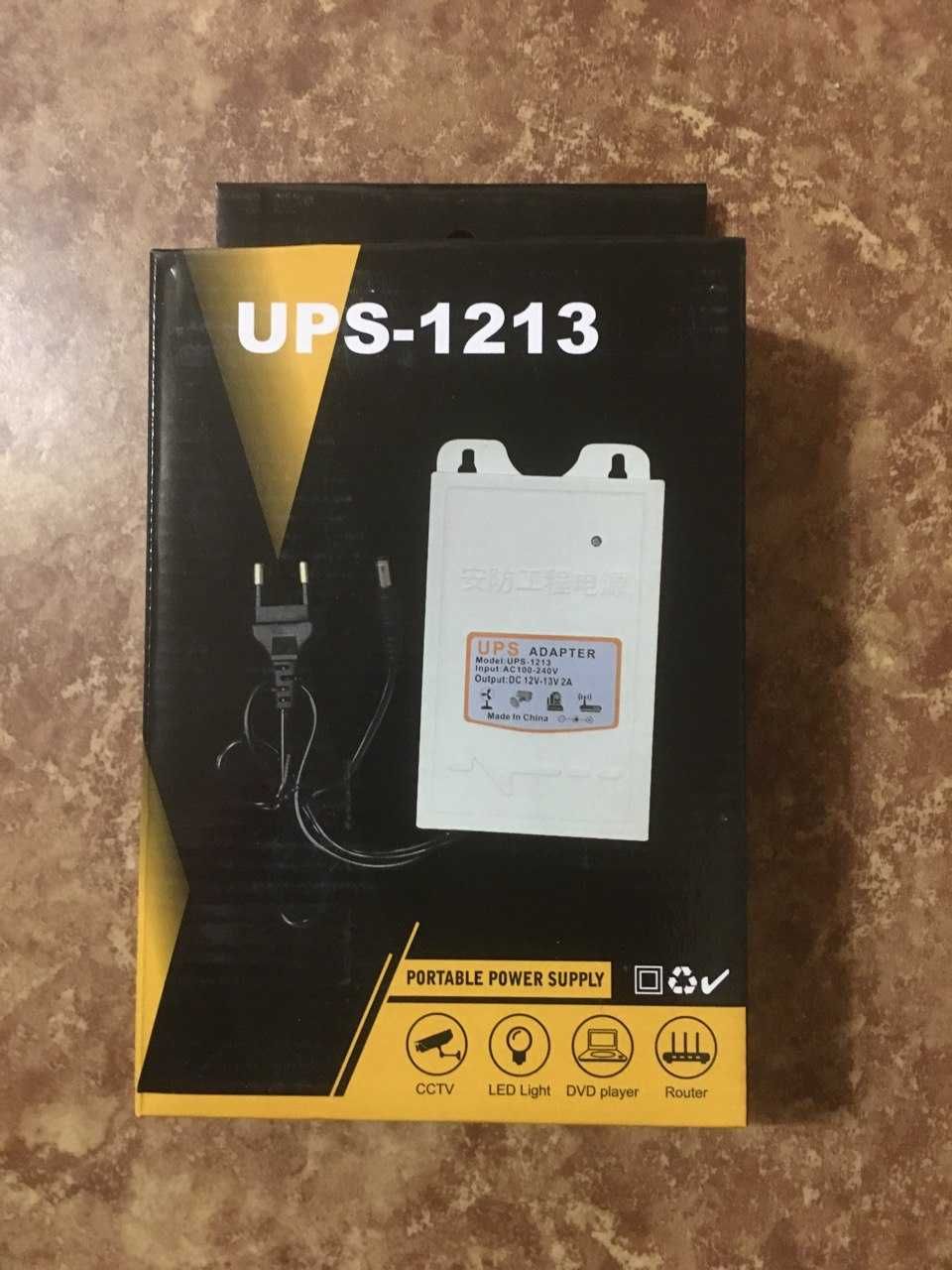 UPS 12 вольт 2 ампера для Камер Роутеров 5 часов