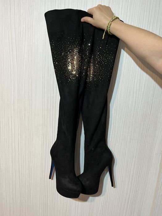 Cizme peste genunchi Sergio Todzi noi