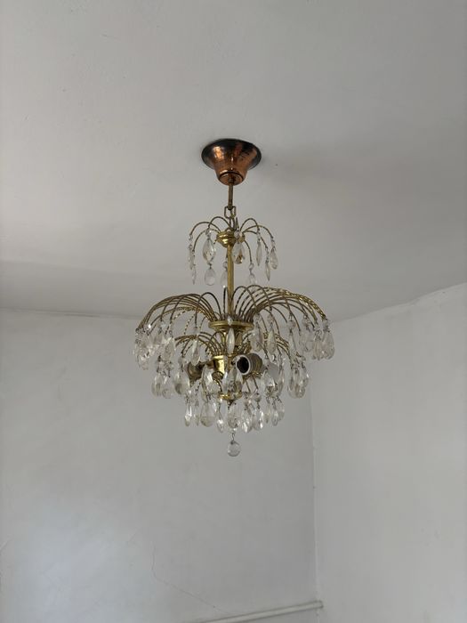 Люстра чешский хрусталь