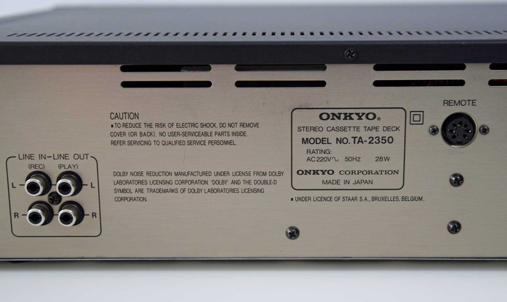 Deck 3 Head Onkyo TA-2350, casetofon