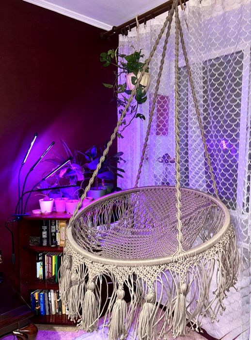 Подвесное кресло ручной работы