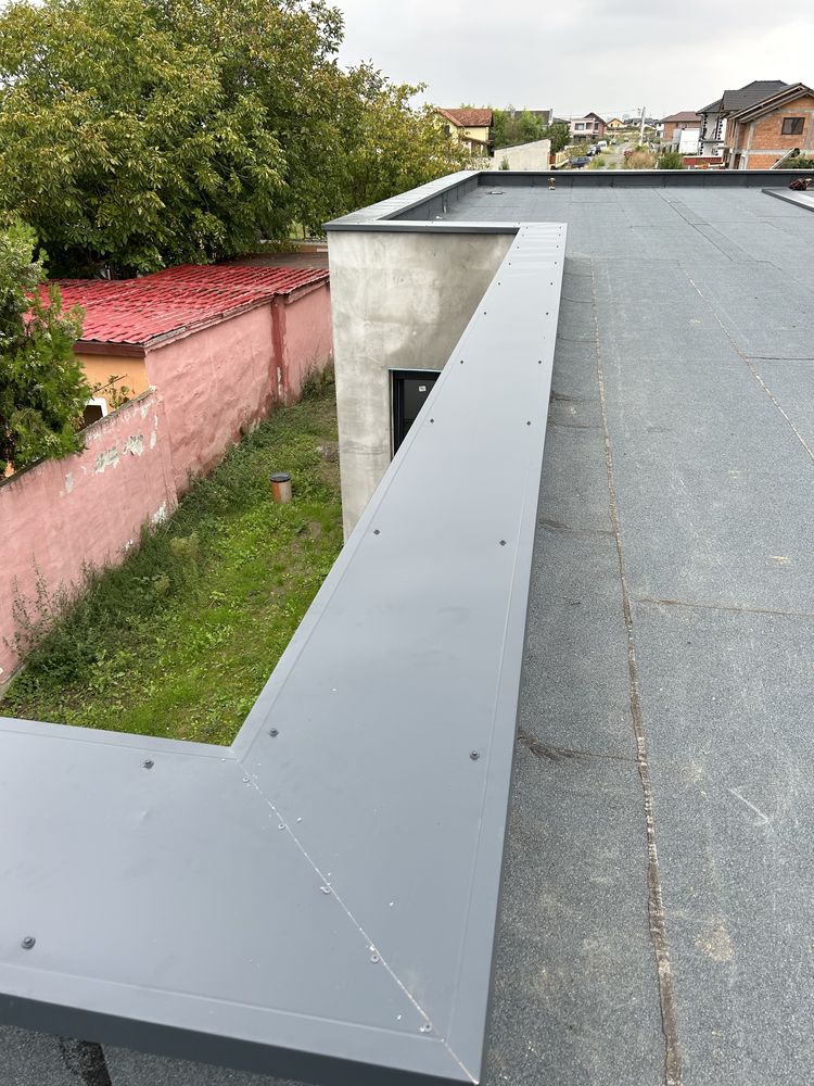 Vand tabla Atic/terasa gri antracit cu picurator ALUMINIU