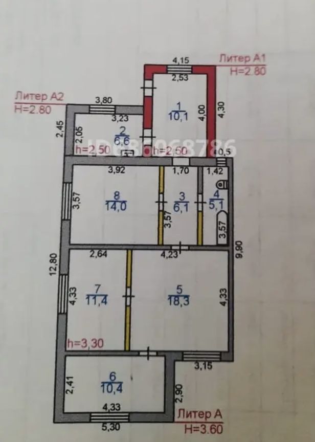 Продам 4-х комнатный дом 82м2 6 соток