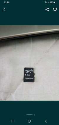 Продам микро флешку 64Gb для видеорегистратора