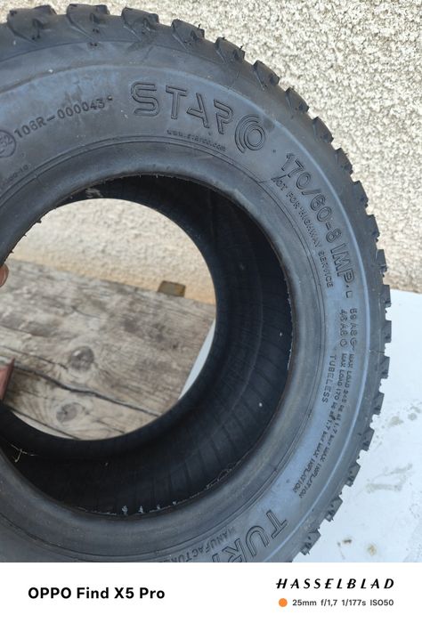 Vând cauciuc pentru tractoras de tuns iarba