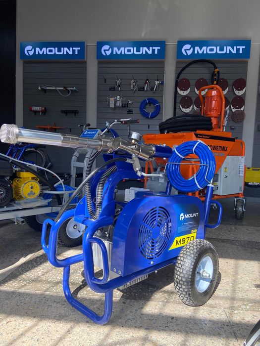 MOUNT Безвоздушный распылитель 970 шпаклевочный окрасочный аппарат