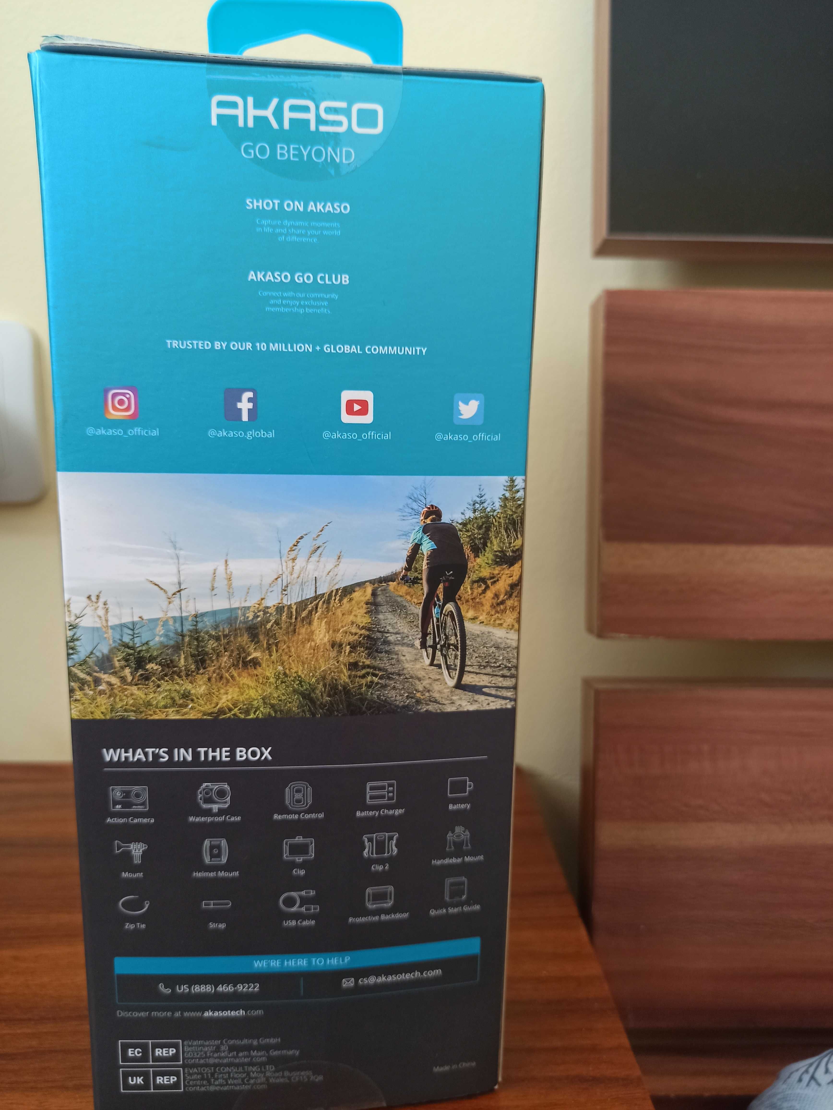 Екшън камера AKASO EK7000 WI-FI с гаранция