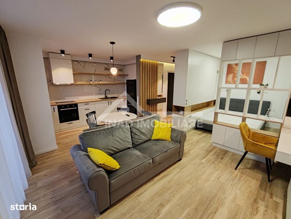 Apartament tip Studio mobilat modern de inchiriat situat in Buna Ziua