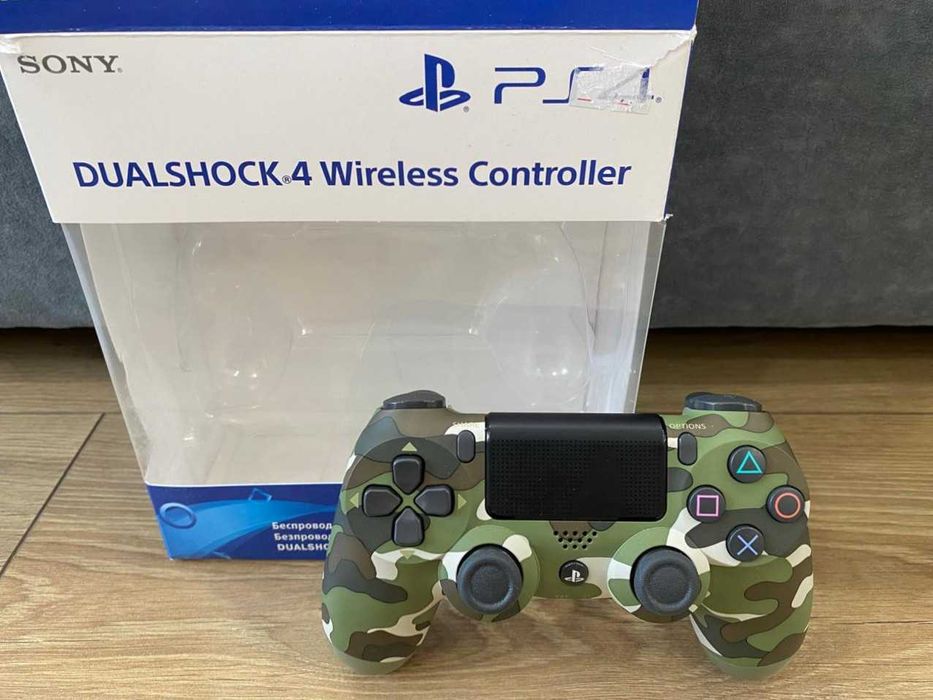 Оригинальный геймпад DualShock 4 для PlayStation 4 Хаки/Камуфляж