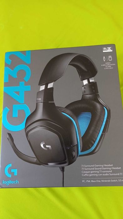 Casti gaming Logitech G432, surround 7.1