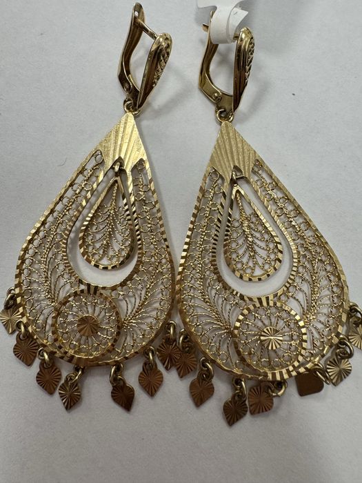 Златни обеци 9,29 гр