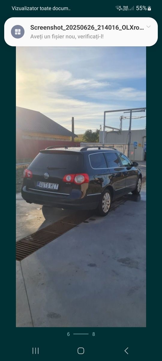 Fata completa/dezmembrari VW Passat B6,2.0tdi,cod motor BMM/BMP