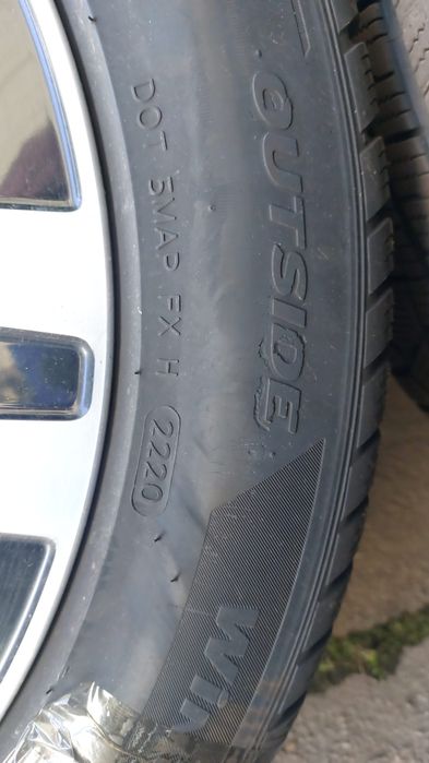 Jante Mercedes cu cauciucuri de iarna semi noi