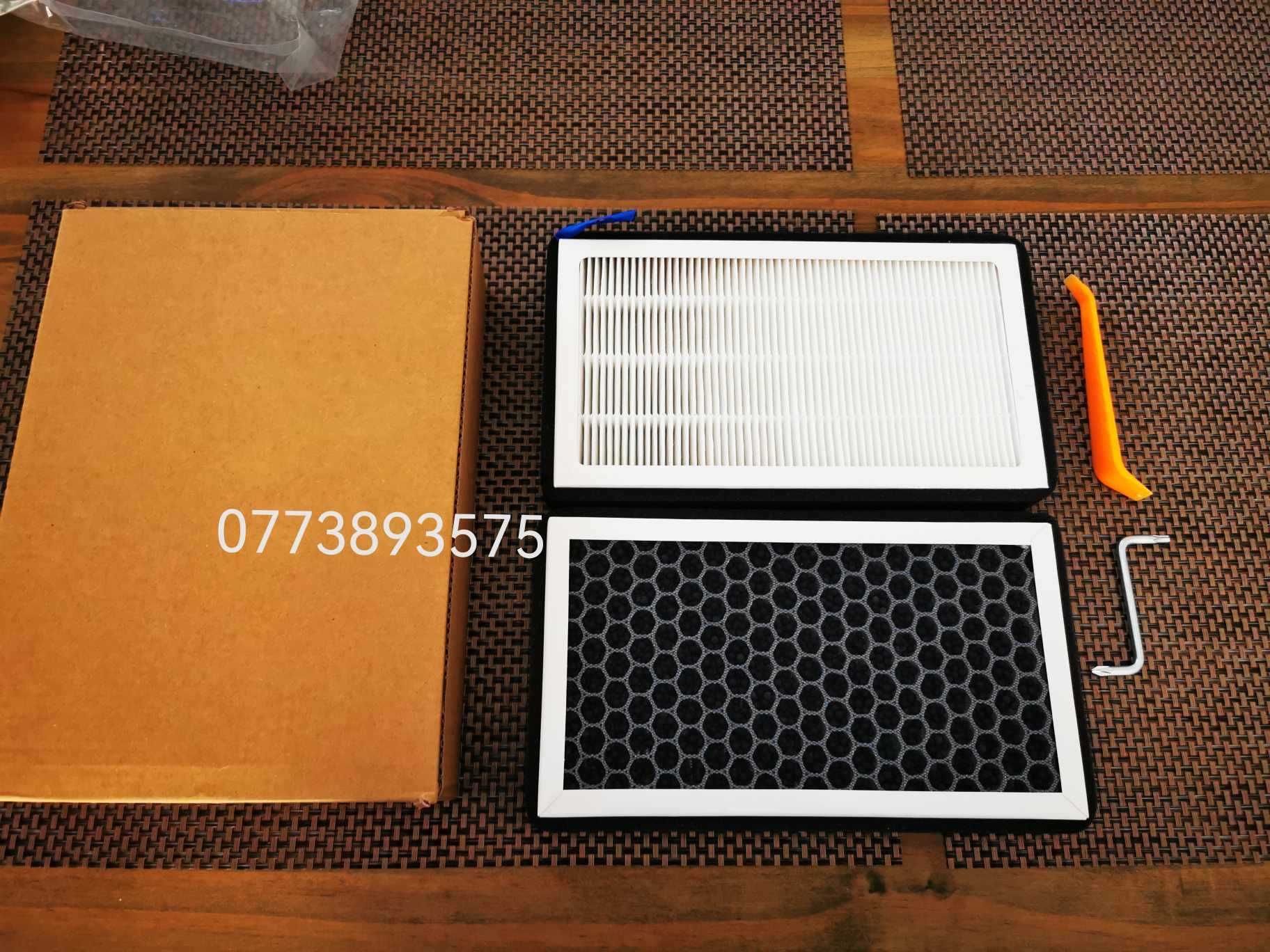 Set 2 filtre habitaclu Tesla Model 3 / Y filtru polen AC interior HEPA
