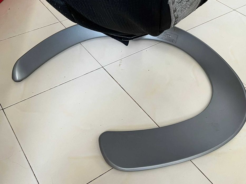 Leagan bebe / Sezlong Nuna Leaf Grow Granite + suport nou nascuti