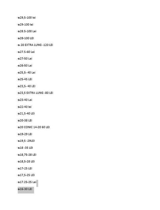 Burghie strung / Burghie coada morse