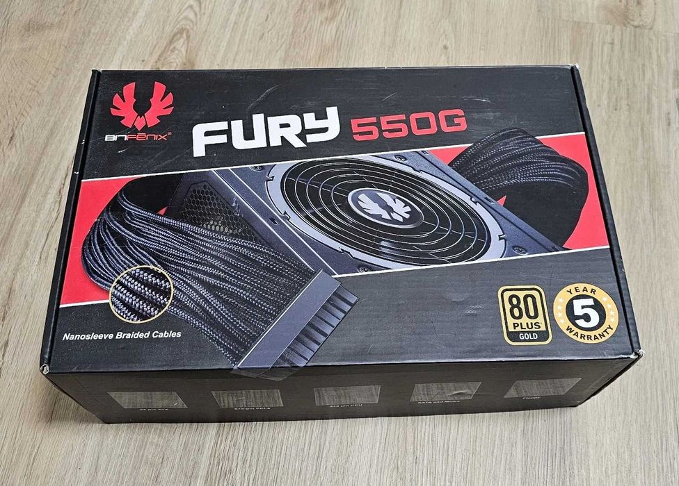 Мoдулно захранване BitFenix Fury 550W ATX 2.3