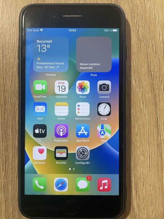 Iihone 8 plus functional fara icloud face id functional baterie 100%