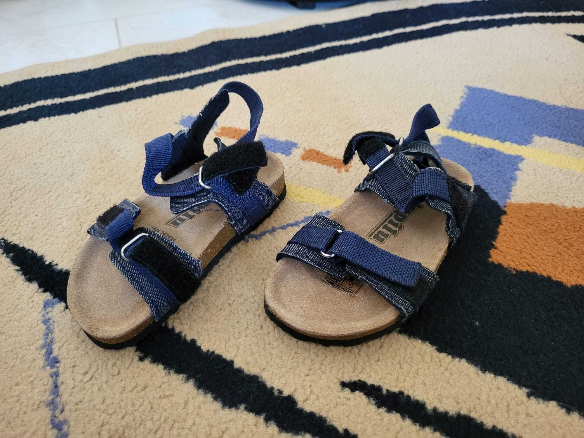 Sandale tip birkenstock, marca Lupilu (Lidl), marime 25, 16 cm